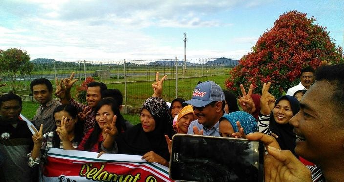 djarot bersama relawan badar djarot bersama relawan badar