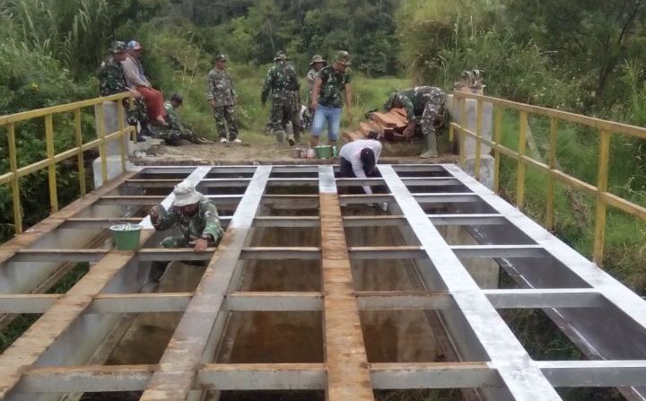 jembatan diperbaiki jembatan diperbaiki