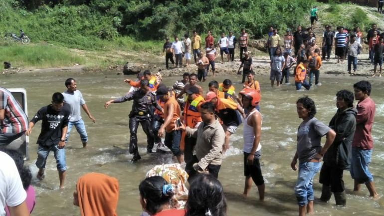Pak Sude Ditemukan Tewas di Sungai Aek Sigeaon 1 mayat