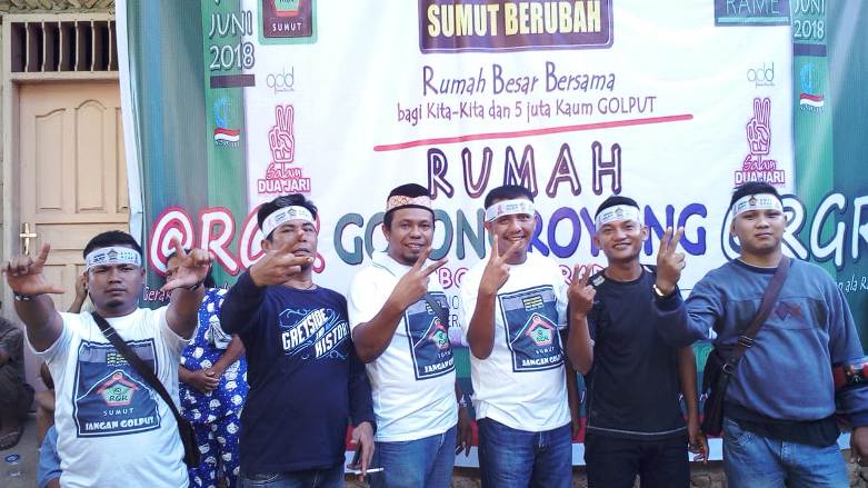 Sambut Pilgubsu, IKPP dan RGR Sibolga Gelar Permainan Rakyat 1 pintuangin