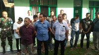 para tersangka saat diamankan petugas para tersangka saat diamankan petugas
