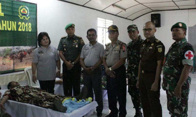 Pencanangan TNI-KB Kesehatan 2018 di Karo 1 kb kes