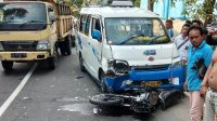 Angkot dan Sepeda Motor Bertabrakan di Hajoran 15 laka maut di hajoran