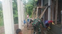 Babinsa-Bhabinkamtibmas Kompak Gotong Royong Bangun Masjid 8 pembangunan