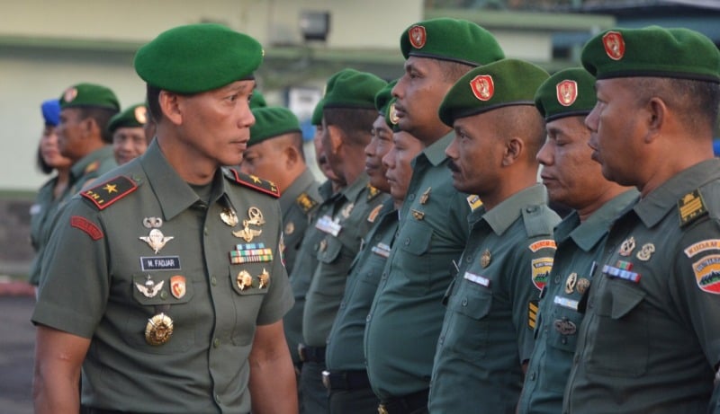 Pesan Brigjen Mohammad Fadjar ke Prajurit Korem 023/KS 1 danrem