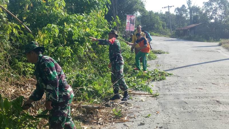 Jumat Bersih Bersama Koramil 02/Sidikalang 1 gotroy 3