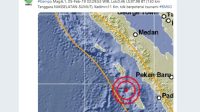 Gempabumi 6.1 SR Guncang Nias Selatan 15 hutur