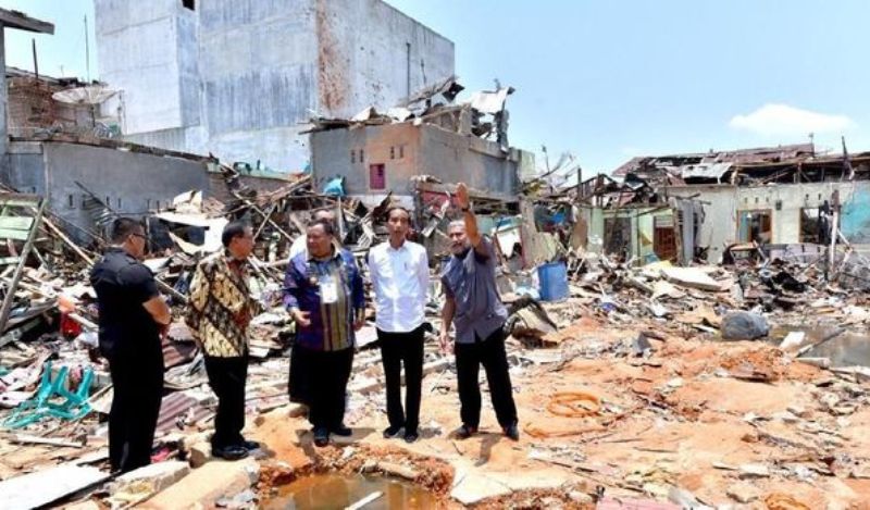 Jokowi Kunjungi Lokasi Ledakan Bom Sibolga 2 kunjungi