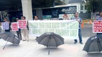 Petani Tapteng Unjukrasa di Kantor Kementerian ATR/BPN 15 unras