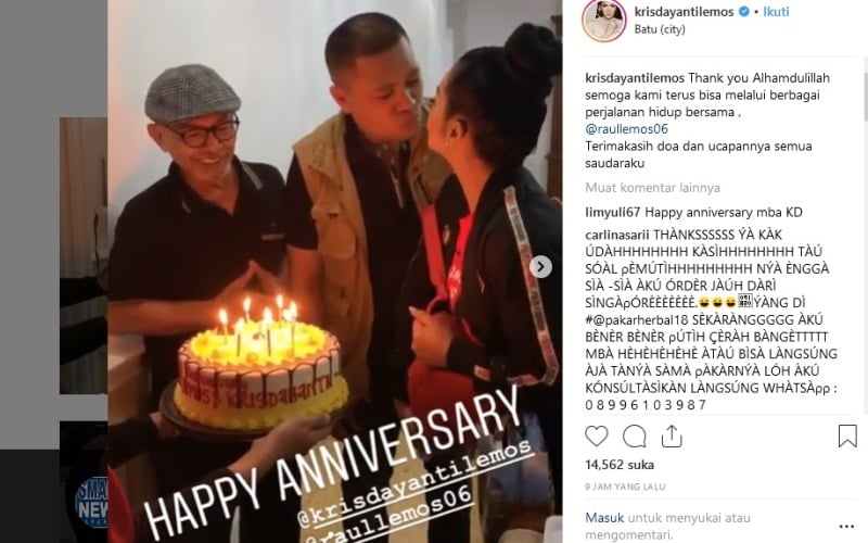 Ciuman Mesra Raul Lemos dan Krisdayanti Jadi Omongan, Kenapa? 1 yakkkkkkk