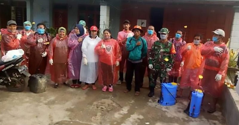 TNI Cegah COVID-19 di Lau Simere