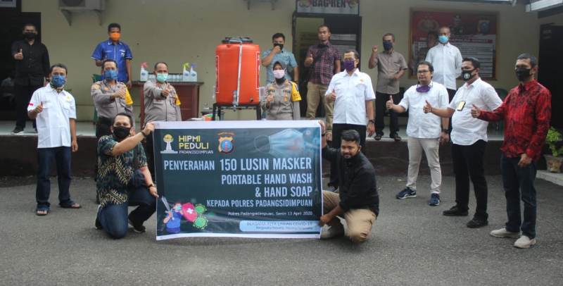 Polres Padangsidimpuan Terima Alkes dan APD Penanggulangan COVID-19 Polres Tapsel Terima Alkes dan APD