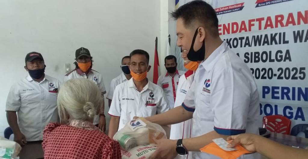 Perindo Sibolga Berbagi kepada Rakyat 1 perindo