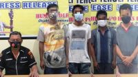 Polres Tapteng Bekuk 4 Pria dari Lokasi Berbeda di Sibolga 24 sekaligus