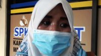 Kades Selingkuh Kepala Desa RK saat di kantor Polisi