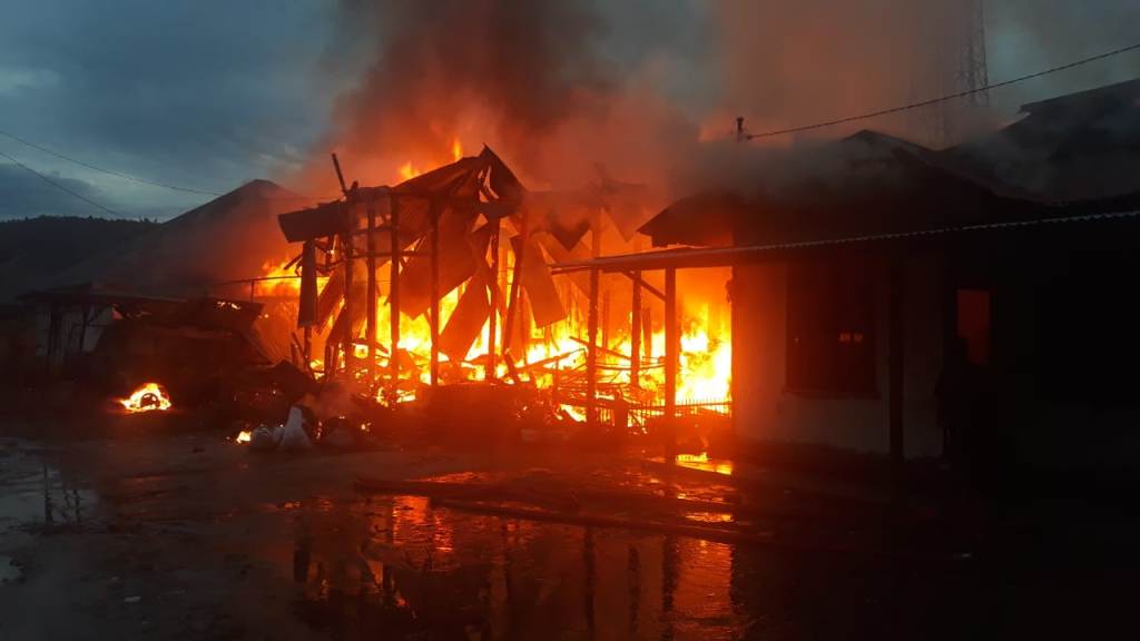Kebakaran di Taput Kebakaran Rumah di Tapanuli Utara