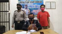 Polres Sibolga Paparan Tersangka da Barang Bukti di Mapolres Sibolga.