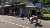 Honda CB 150 vs Honda Beat di Sibolga, Margaret Saragih Jatuh dari Boncengan TKP Lokasi Kecelakaan. (Foto: dok_istimewa)
