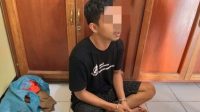 Pria Warga Siantar Ini Susul Tiga Orang Temannya di Polres Taput Tersangka MS di Mapolres Taput. (Foto: dok_istimewa)