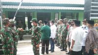 Danrem 023/KS Kunjungan Kerja ke Koramil 10/Binanga Danrem 023/KS Kolonel Inf Febriel B Sikumbang, didampingi Dandim 0212/TS, Letkol Inf Rooy Chandra Sihombing kunjungan kerja ke Koramil 10/Binanga, Sabtu (05/06/2021)