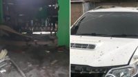 Fortuner Seruduk Rumah di Humbahas Foto: Kondisi rumah warga tengah rusak pasca diseruduk Fortuner. (dok/ist)