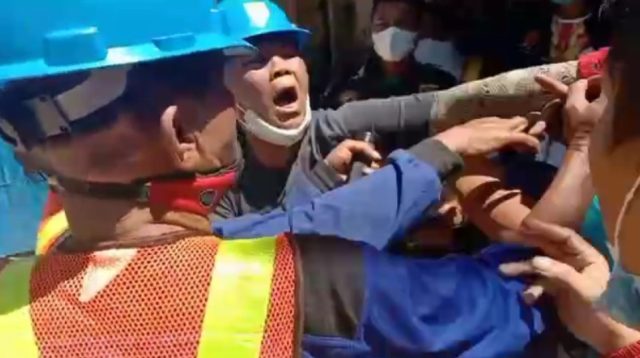Insiden di Lokasi Proyek Pembangunan Pasar di Sibolga, Pria Ini Hina Profesi Wartawan Foto: Insiden di Pasar Sibolga Nauli. (istimewa)