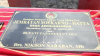 Bupati Tapanuli Utara Resmikan Jembatan Soekarna-Hatta Nikson Nababan Resmikan Jembatan Soekarna-Hatta di Tapanuli Utara