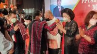 Bupati Nikson dan Istri Hadiri Acara Bona Taon Parsadaan Pomparan Toga Sinaga Taput 3 IMG 20220206 WA0047