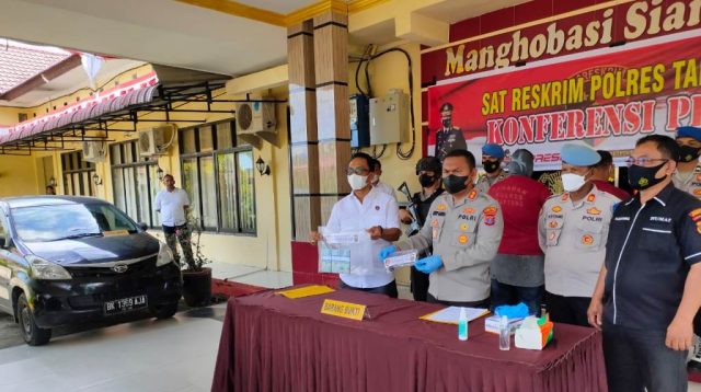 Sat Reskrim Pores Tapteng Ungkap Pelaku Pencuri Mobil 14 pencuri mobil