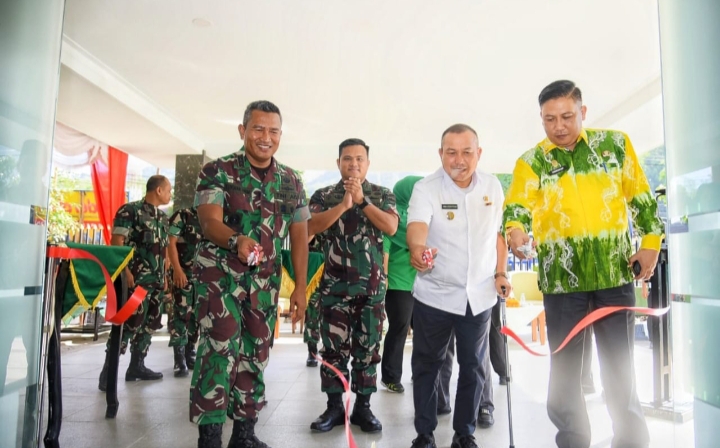 Sekda Tapteng Dr. Erwin Hadiri Peresmian Kantor Kodim 0211/ TT 1 IMG 20240801 132327