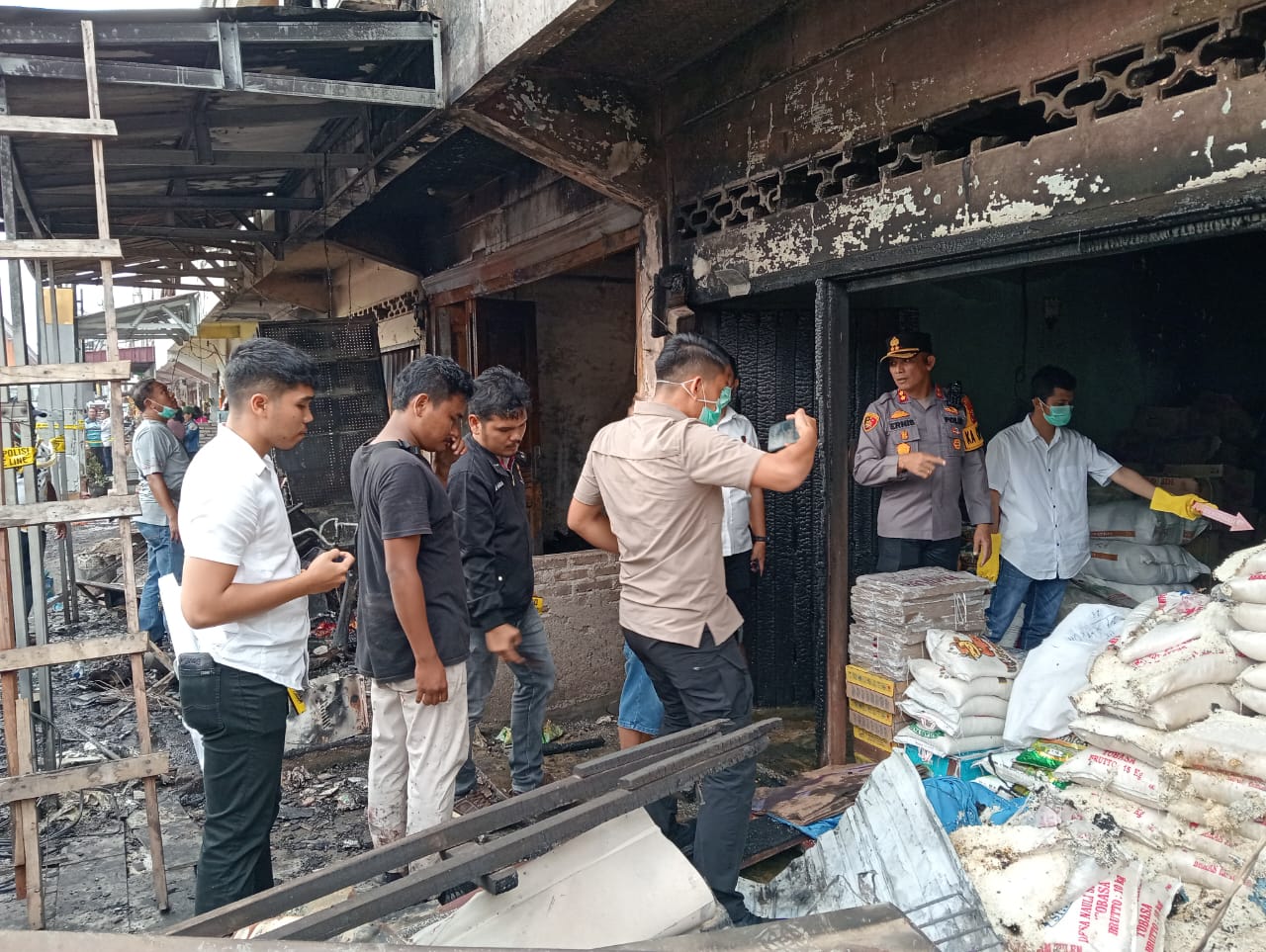 Polres Taput Sampaikan Kondisi Terkini di Lokasi Kebakaran di Muara 3 IMG 20250326 WA0017