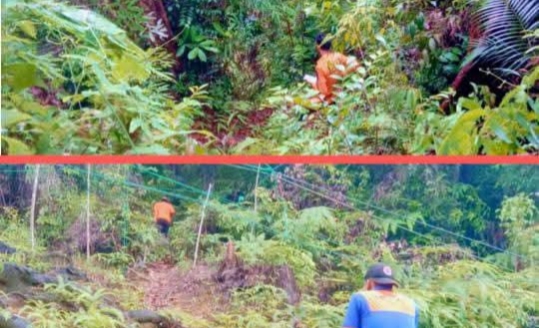 BPBD Tapteng Lakukan Pencarian Warga Tersesat di Hutan 1 IMG 20251119 200712