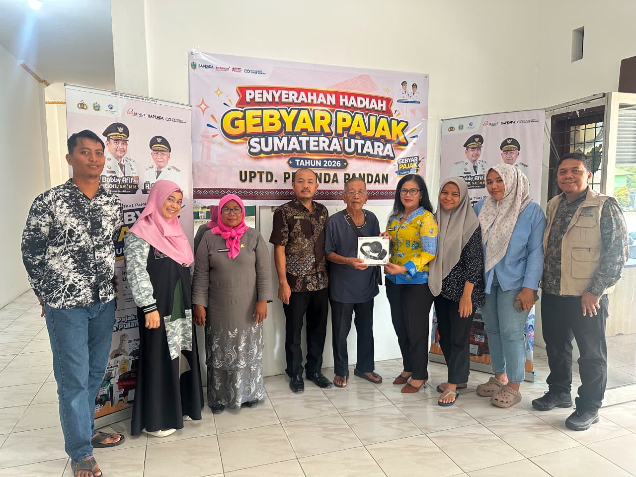 Gebyar Pajak Sumut 2026, UPTD Pependa Pandan Serahkan Hadiah Menarik 1 WhatsApp Image 2026 07 16 at 02.55.47
