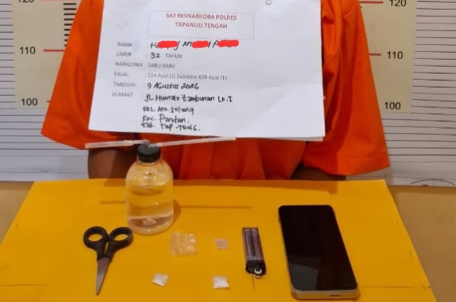 Polisi Gerebek Rumah di Pasar Baru Tapteng, Nelayan Pengedar Sabu Diciduk 1 IMG 20260813 194329